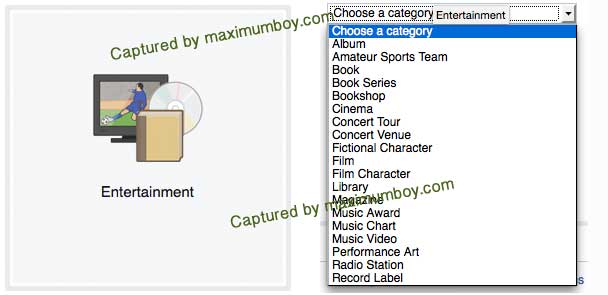 เปิดเพจ แบบ Entertainment Page